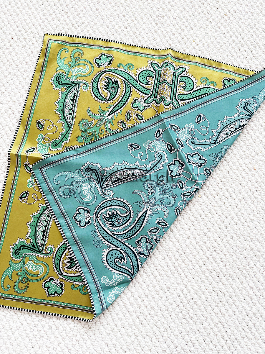 Luxury Bags Hong Kong - Double Faced Silk Twill Scarf 53cm