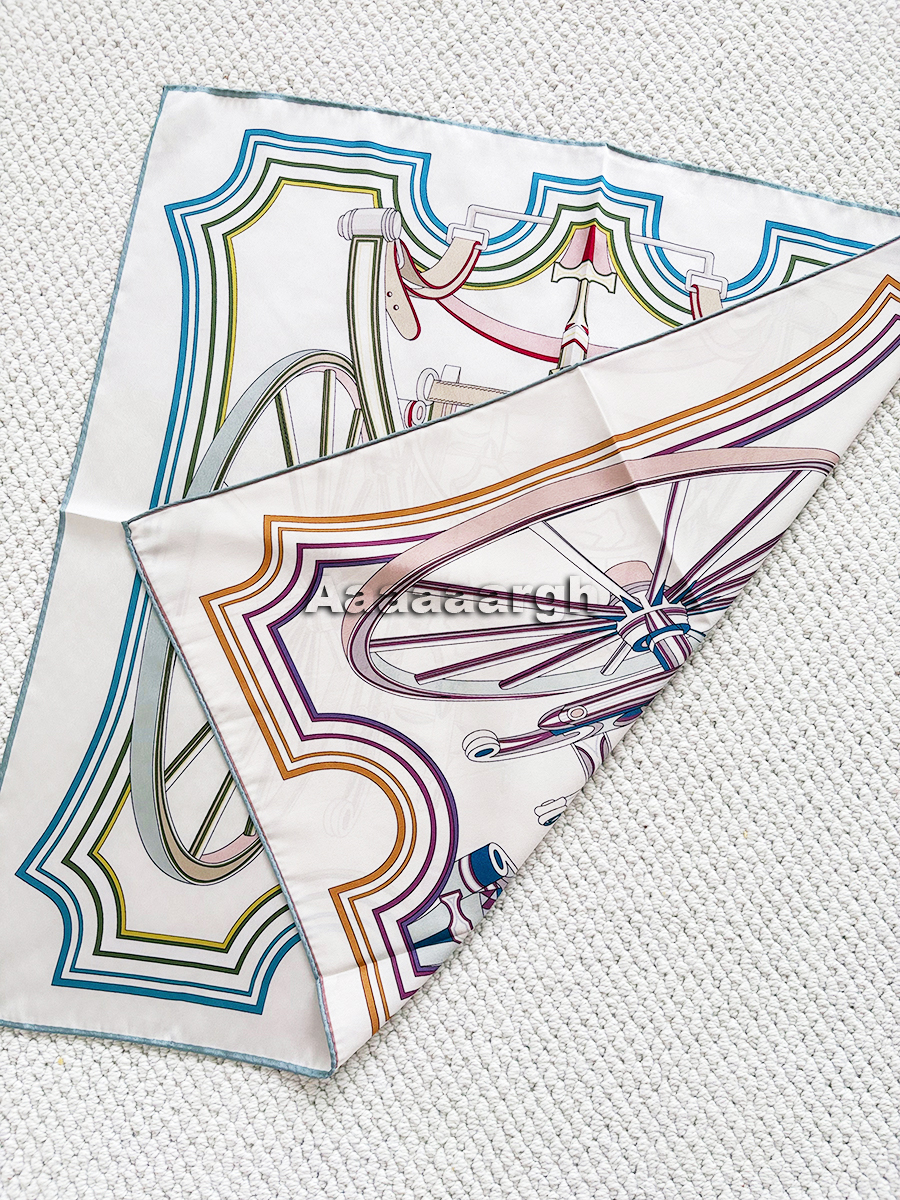 Luxury Silk Scarf 70cm Women H - Luxury Bags Hong Kong reseña y precio