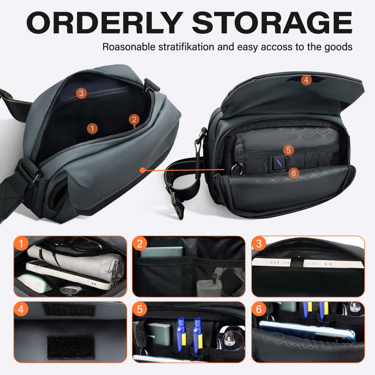 Luxury Business Shoulder Bag f - Luxury Bags New York reseña y precio