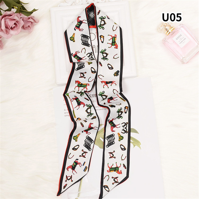 Horse Plaid Skinny Scarf Women - Luxury Bags Shopping reseña y precio