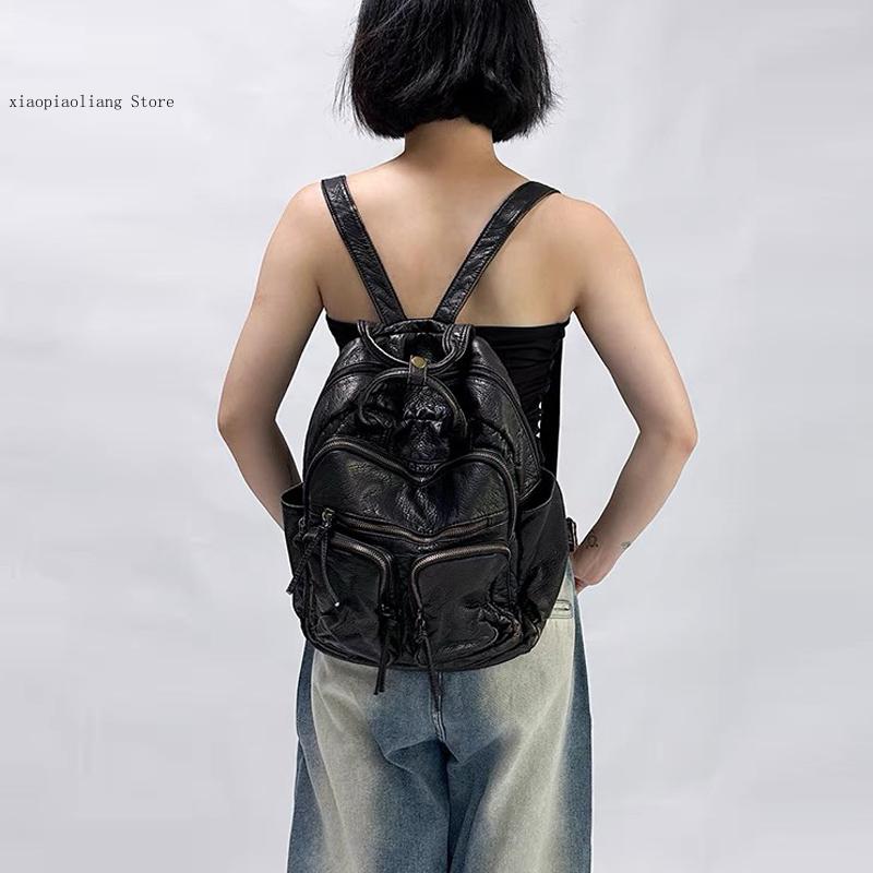Luxury Soft Washed Pu Leather  - Luxury High Quality Bags reseña y precio