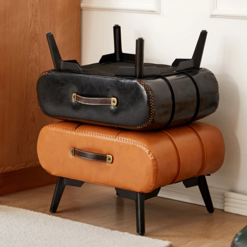 Small stool oil wax leather ho - Luxury Bags Entry reseña y precio