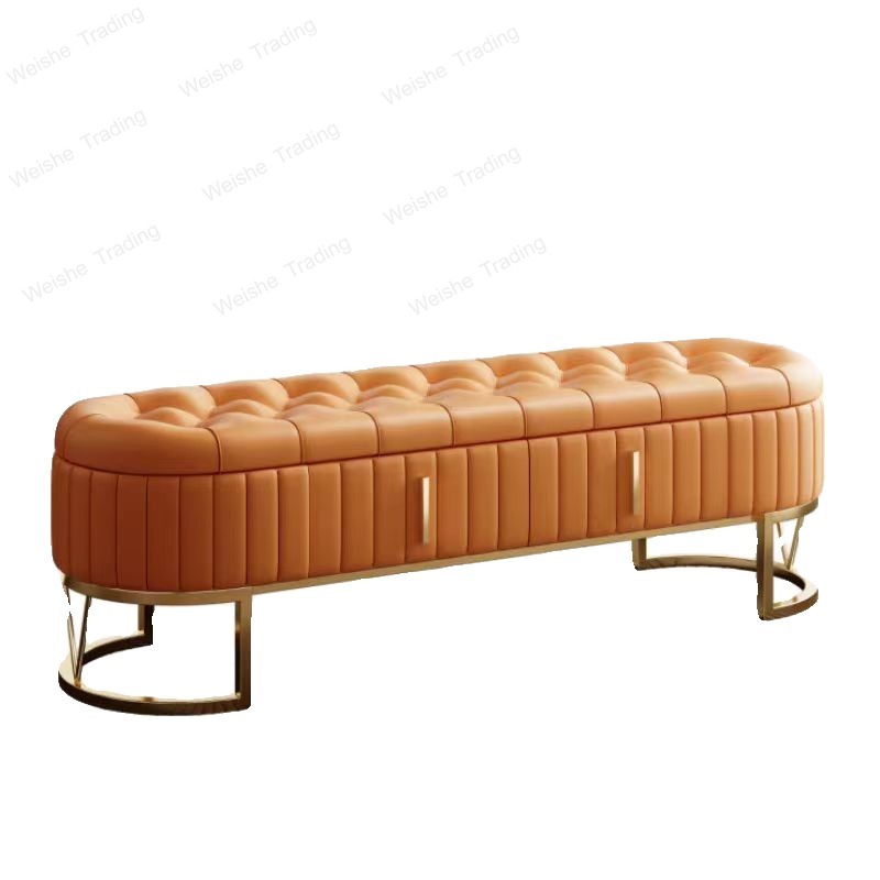 Light luxury shoe change stool - Luxury Bags Entry reseña y precio