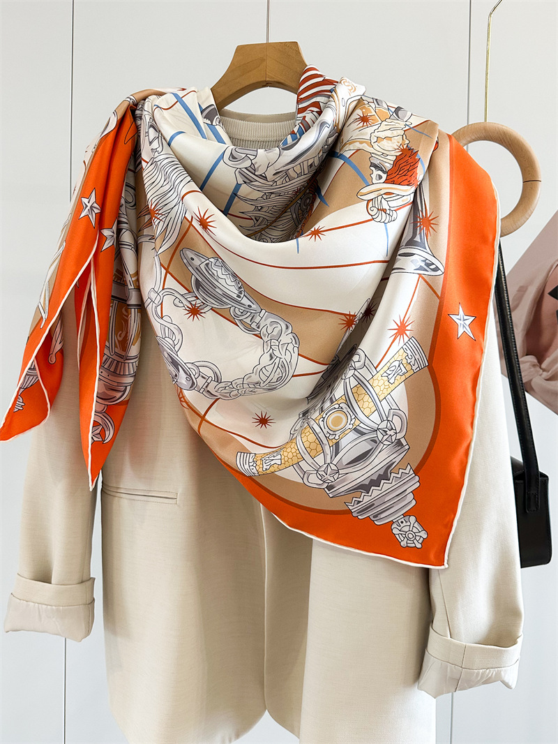 Luxury Brand Scarf Large Silk  - Luxury Bags Shopping reseña y precio