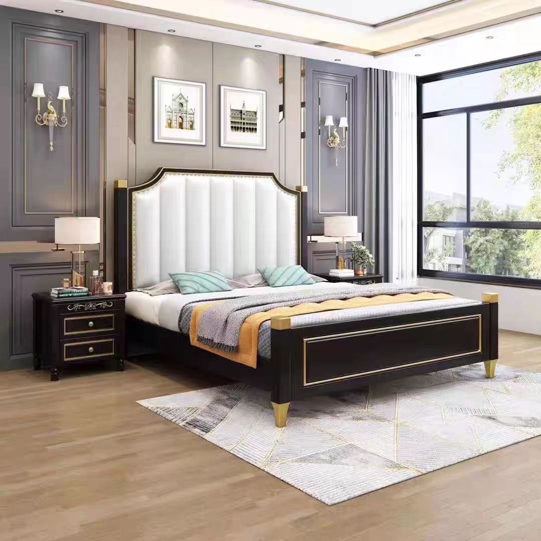 @#Modern European Wood Bed Fac - Luxury Bags Price reseña y precio