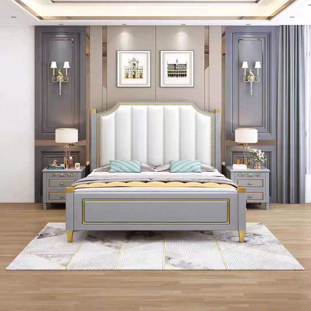 @#Modern European Wood Bed Fac - Luxury Bags Price reseña y precio