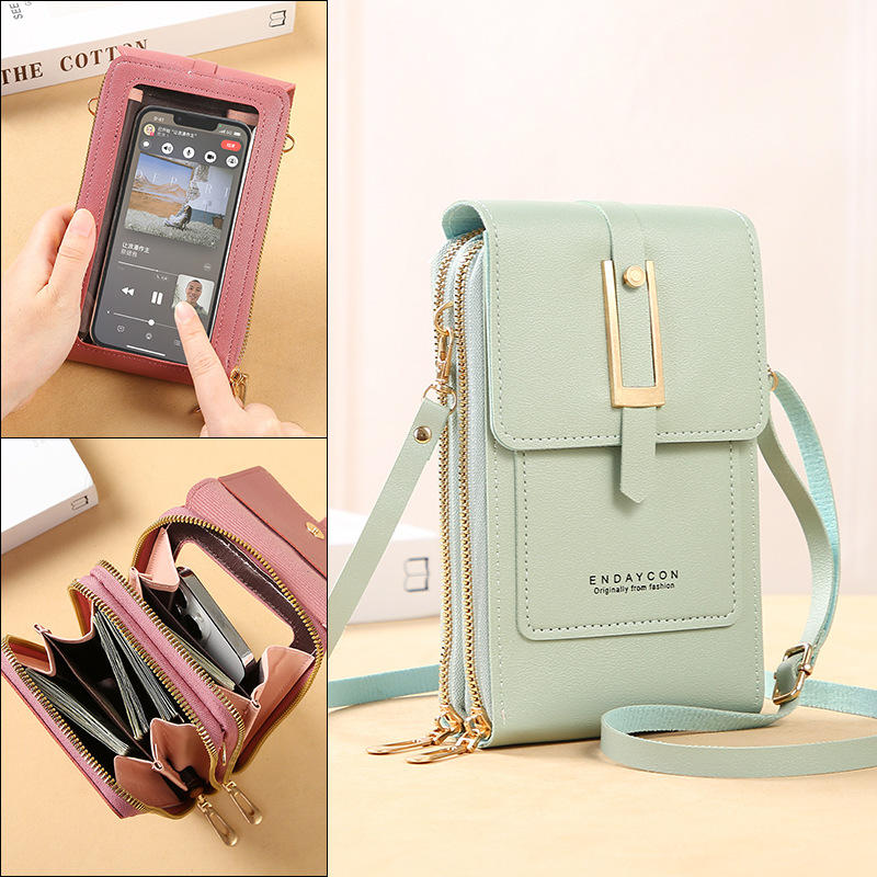 Touch Screen Cell Phone Women  - Wristlet Wallet Zipper reseña y precio