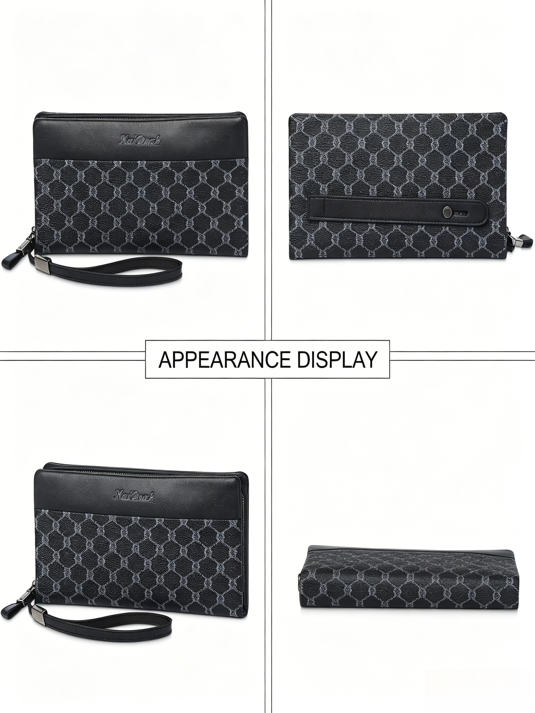 Men's Long Wristlet Wallet, La - Wristlet Wallet Zipper reseña y precio