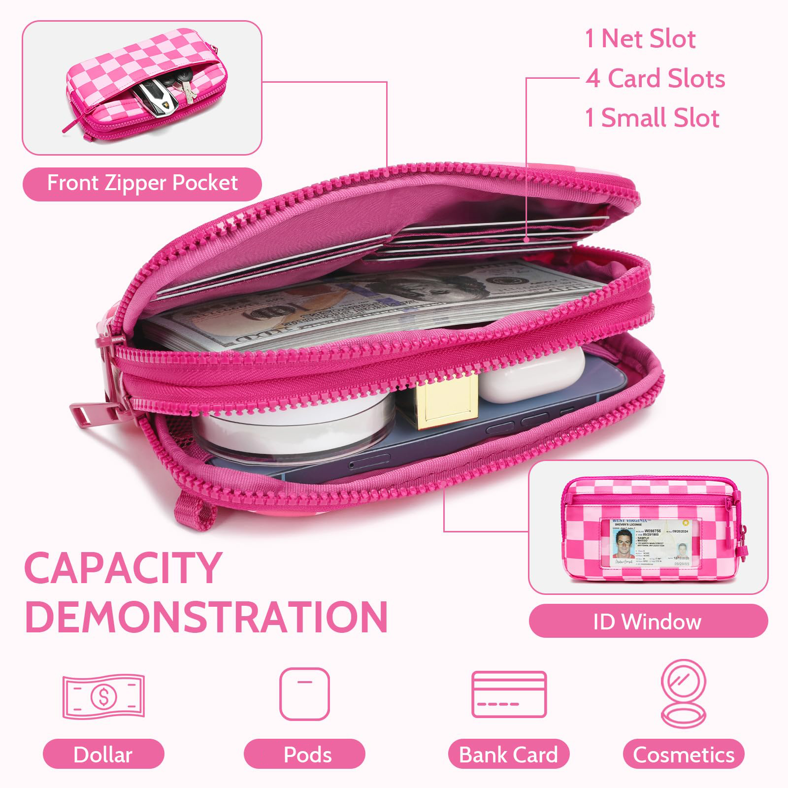 [DOYOGI Wristlet Wallet] DOYOG - Wristlet Wallet Zipper reseña y precio