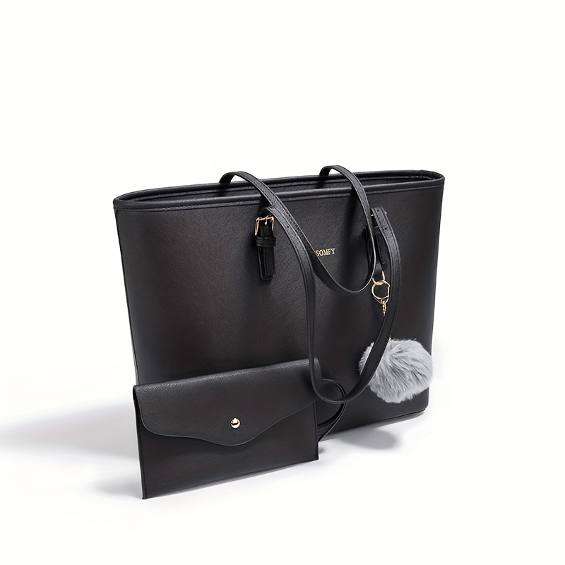 2PC+women shoulder tote handba - Wristlet Wallet Zipper reseña y precio