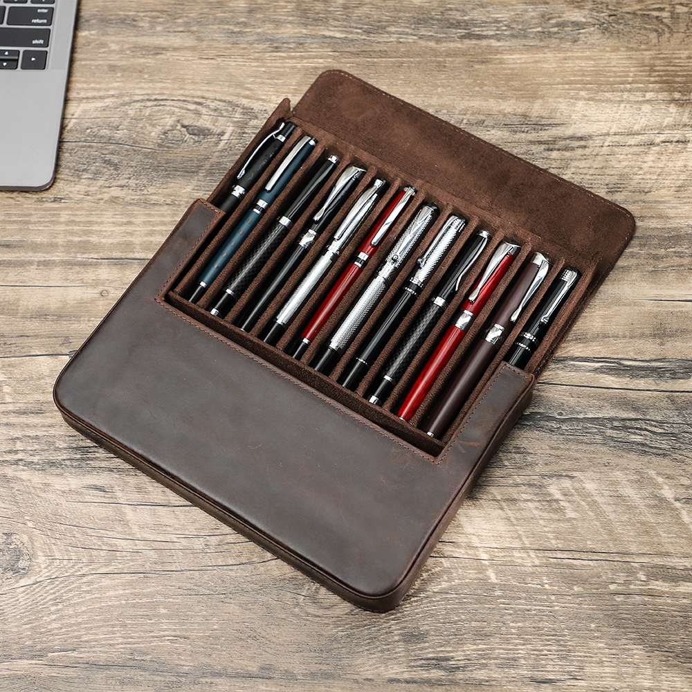 Luxury Genuine Leather 12 Slot - Luxury Bags For School reseña y precio