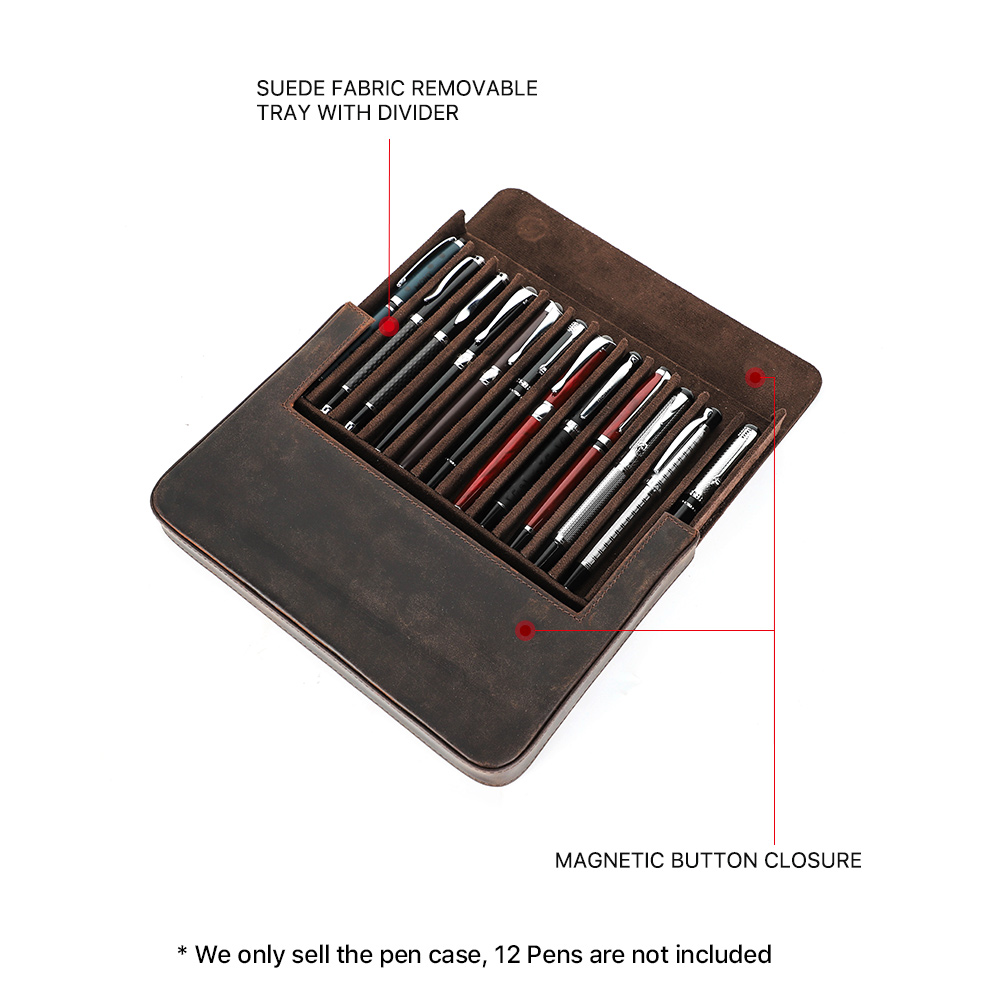 Luxury Genuine Leather 12 Slot - Luxury Bags For School reseña y precio