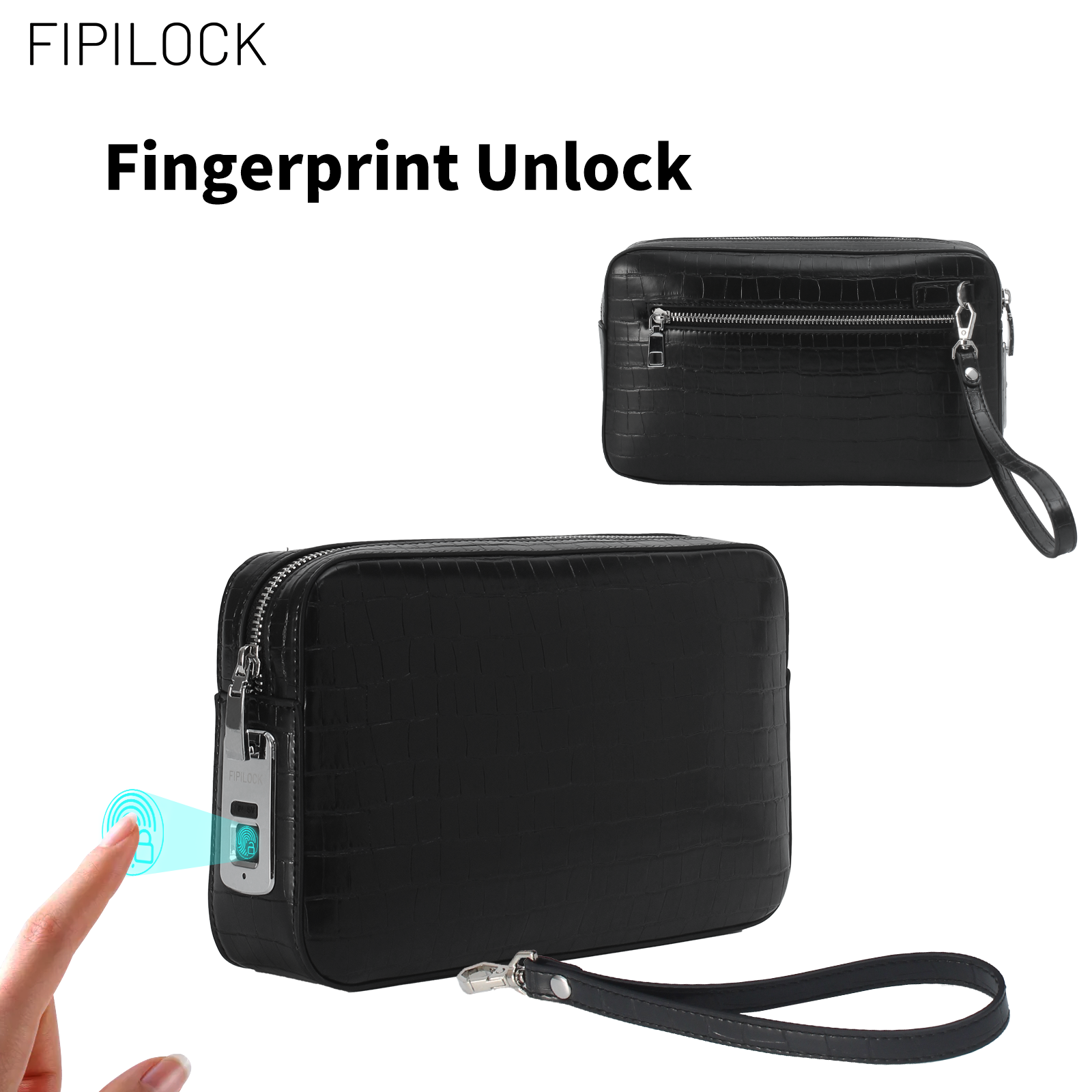 FIPILOCK Clutch Purses Bags Wo - Wristlet Wallet Zipper reseña y precio