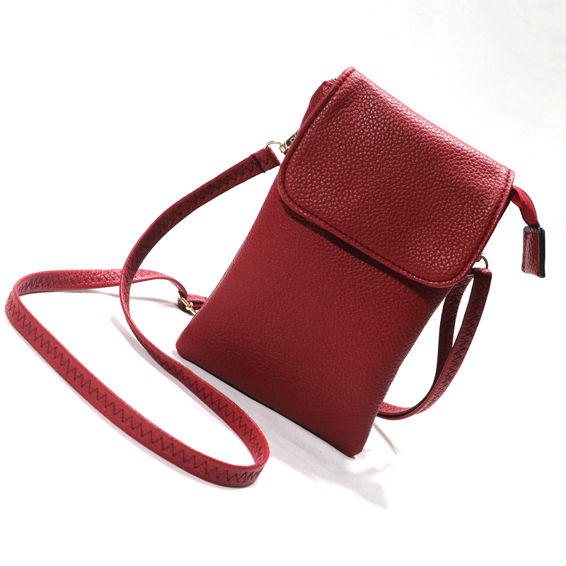 Women Leather Crossbody Phone  - Wristlet Wallet Zipper reseña y precio