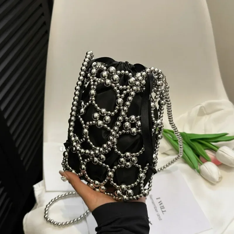 Fashion Beading Bucket Shoulde - Luxury Bags In Sale reseña y precio