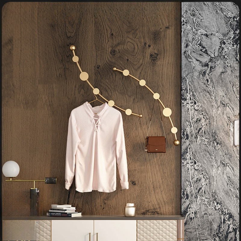 Light Luxury Wall Mounted Coat - Luxury Bags Entry reseña y precio
