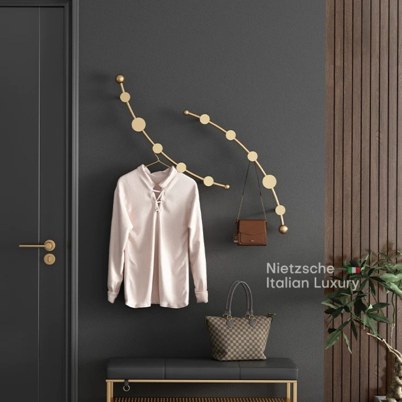 Light Luxury Wall Mounted Coat - Luxury Bags Entry reseña y precio