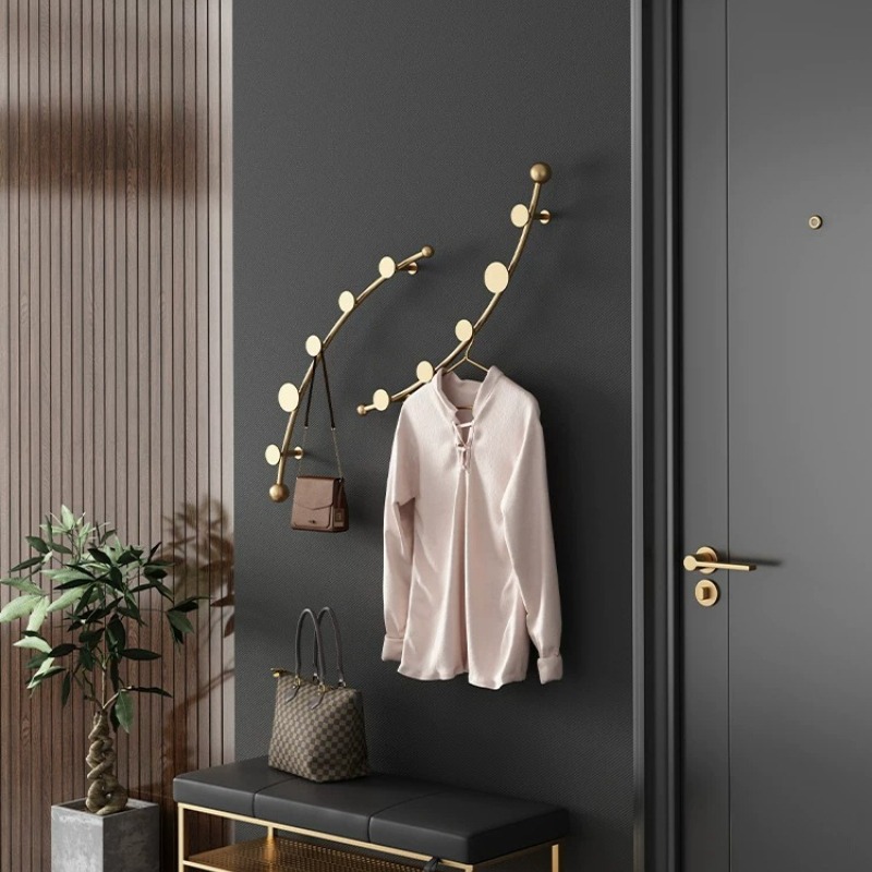 Light Luxury Wall Mounted Coat - Luxury Bags Entry reseña y precio