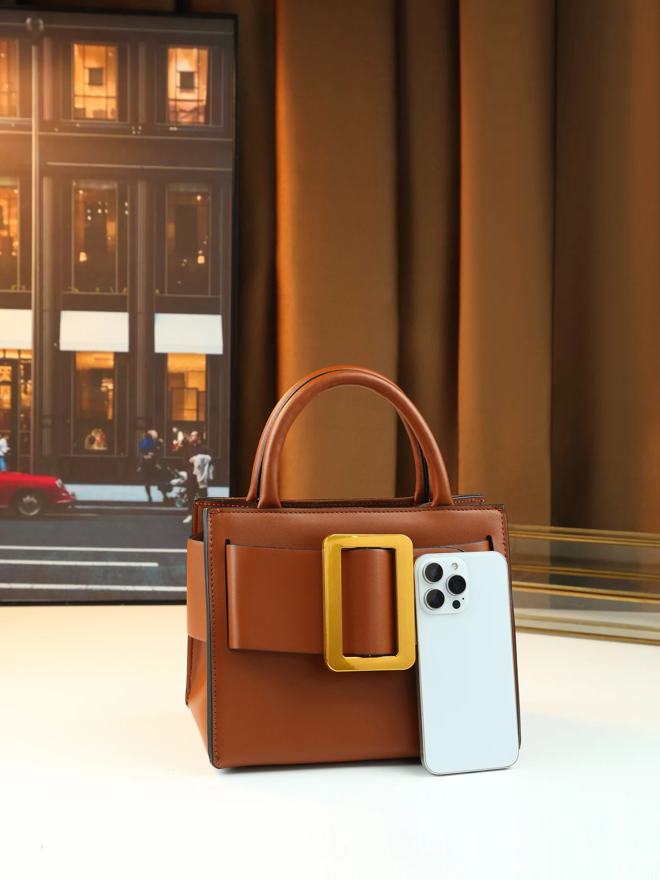 Retro Hong Kong style small sq - Luxury Bags Hong Kong reseña y precio