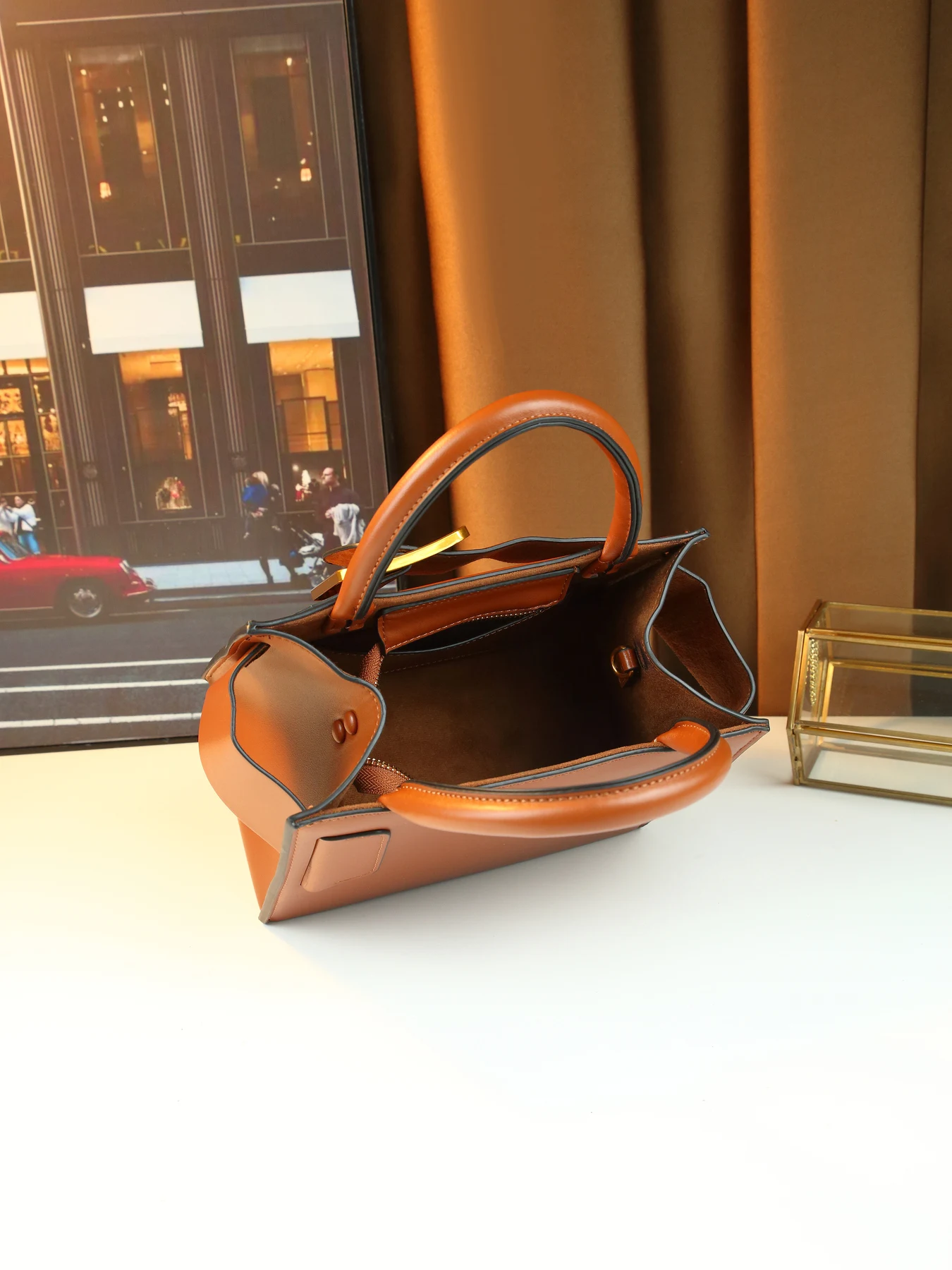 Retro Hong Kong style small sq - Luxury Bags Hong Kong reseña y precio