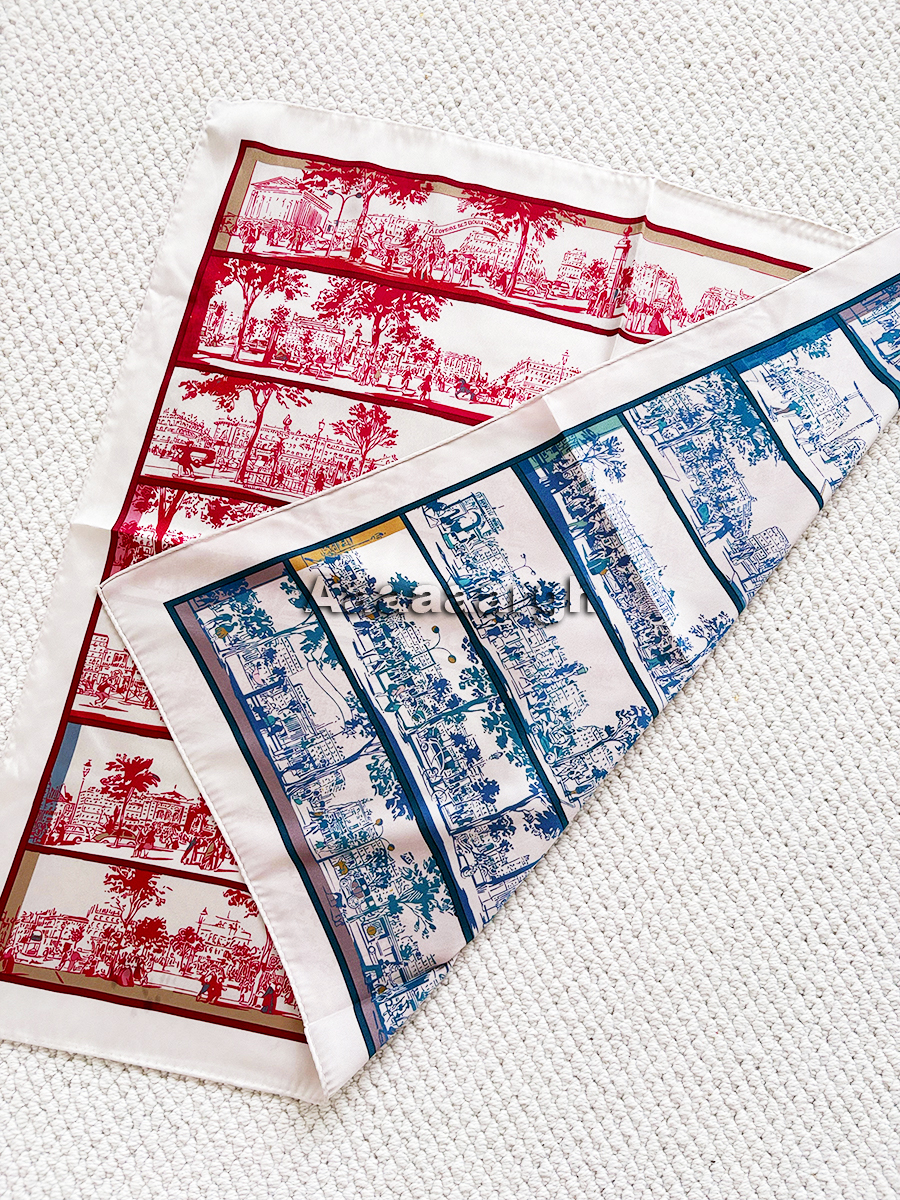 Women Silk Scarf 70cm Luxury H - Luxury Bags Hong Kong reseña y precio