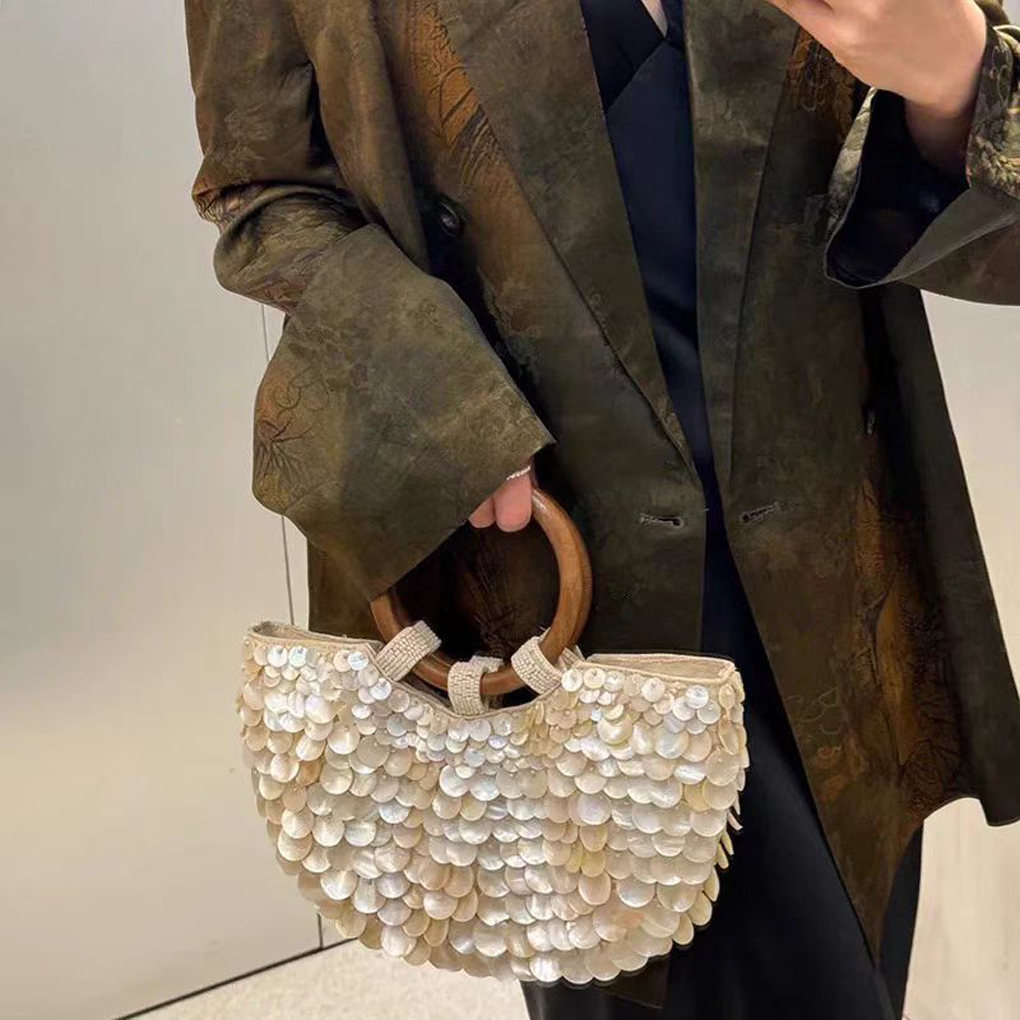 Exquisite Beaded Bag Handmade  - Wristlet Wallet Zipper reseña y precio