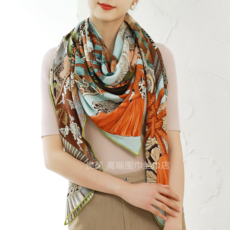 Luxury Designer Silk Wool Scar - Luxury Bags Hong Kong reseña y precio