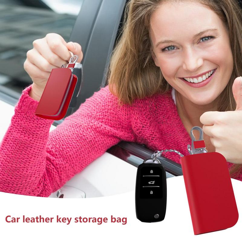 Car Key Fob Case Leather Car S - Luxury Bags Entry reseña y precio