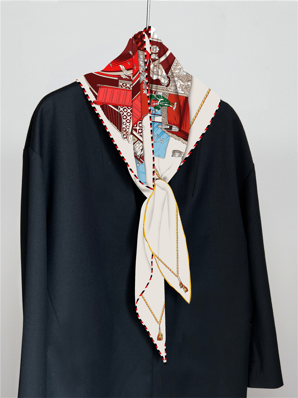 Triangle Twill Scarf Luxury Wo - Luxury Bags Hong Kong reseña y precio