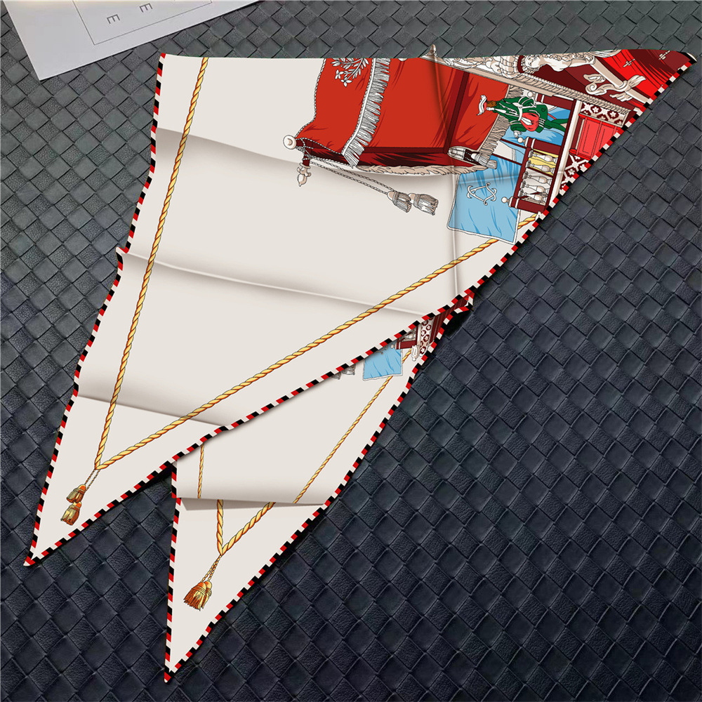 Triangle Twill Scarf Luxury Wo - Luxury Bags Hong Kong reseña y precio